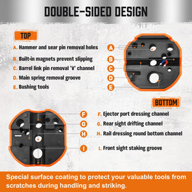 HORUSDY plastic punches offer a gentle touch for delicate components