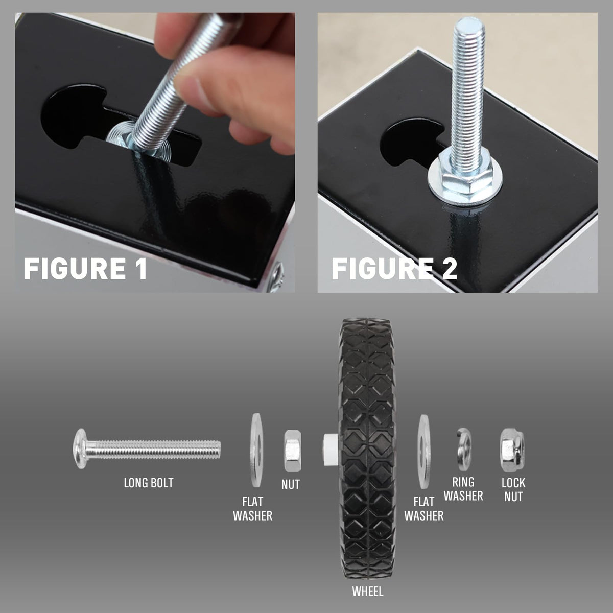 HORUSDY quick-release debris dump enables fast, easy disposal.