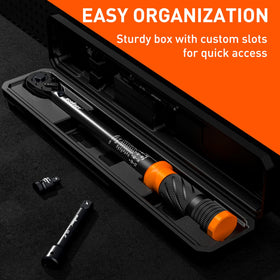 HORUSDY quick-release design speeds setup and tool changes.