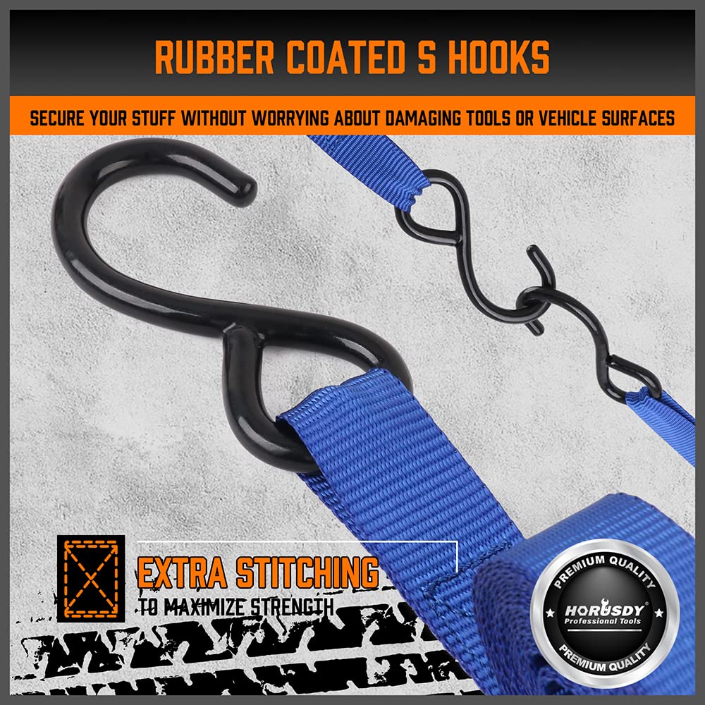 HORUSDY quick-release ratchet latch for fast securing and release.