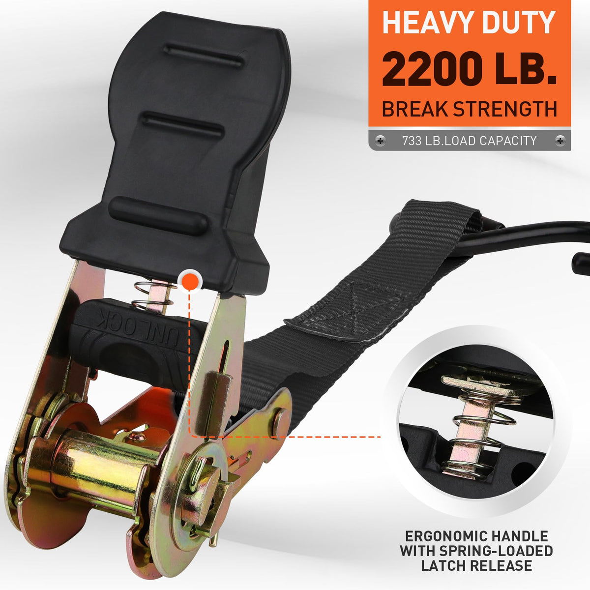 HORUSDY heavy-duty S-hooks coated for weather resistance and paint protection