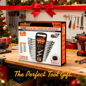 HORUSDY wrench organizer rack keeps tools neatly arranged and accessible