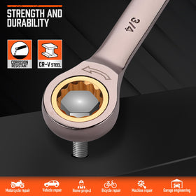 HORUSDY 72-tooth ratchet with smooth engagement
