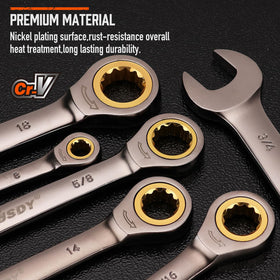 HORUSDY chrome-vanadium steel construction for durable tools