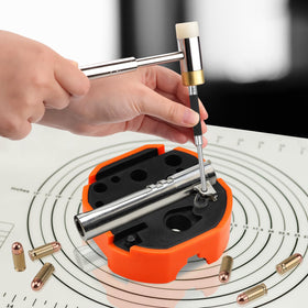HORUSDY roll pin punch set closeup tips for center alignment