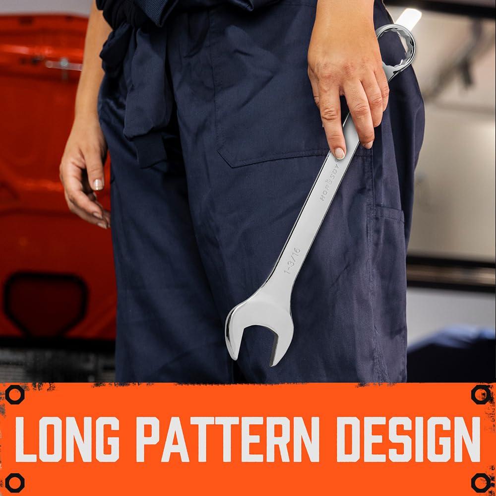 HORUSDY roll-up bag keeps all six wrenches organized.
