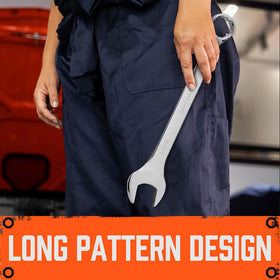 HORUSDY roll-up bag keeps all six wrenches organized.