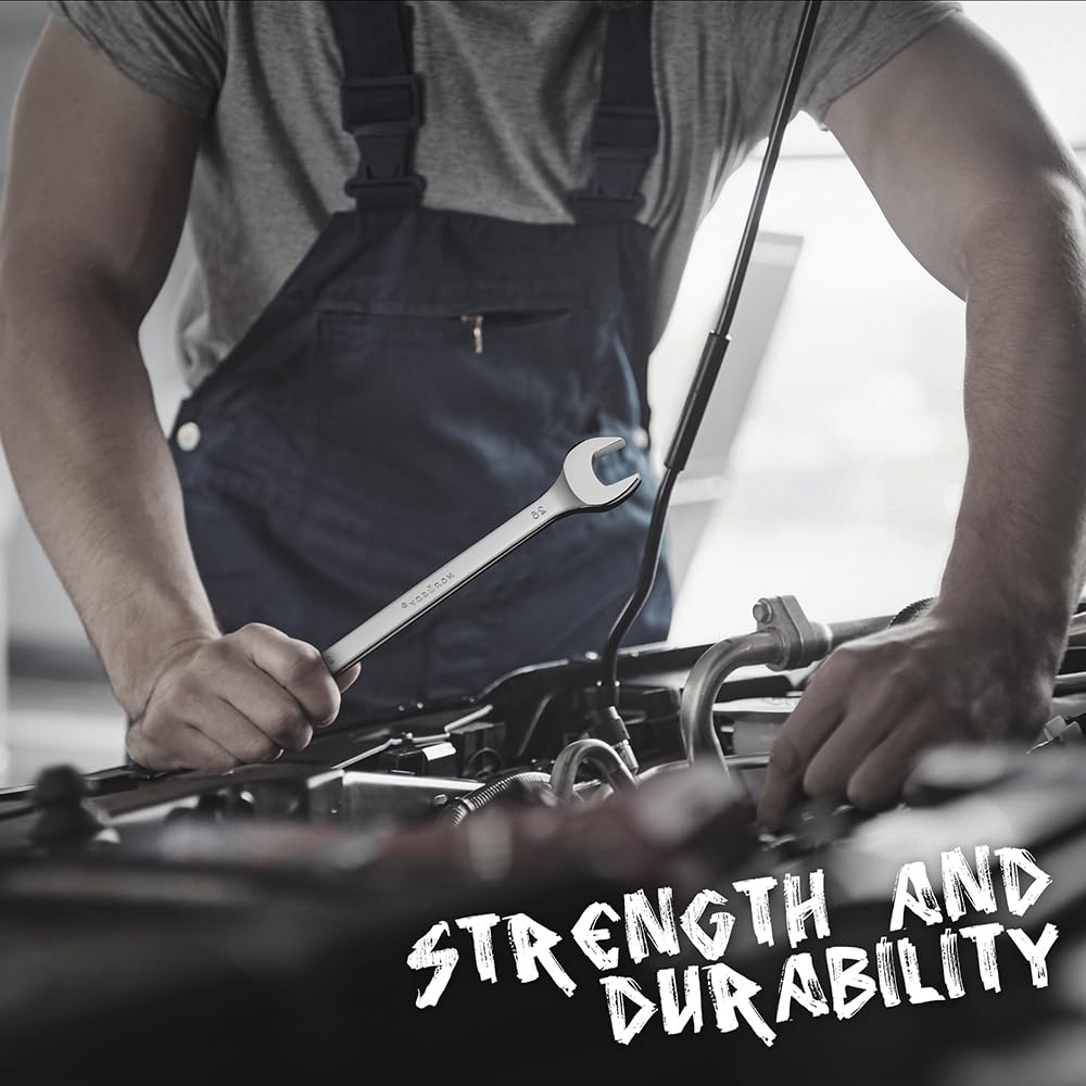 HORUSDY roll-up bag keeps six wrenches organized for transport