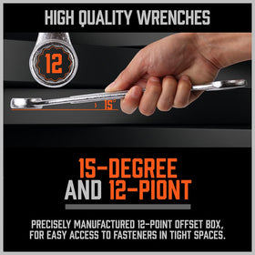 HORUSDY roll-up bag keeps wrenches secure and portable