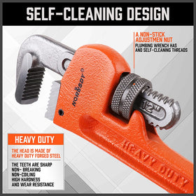 HORUSDY soft grip handle emphasizing ergonomic, non slip comfort