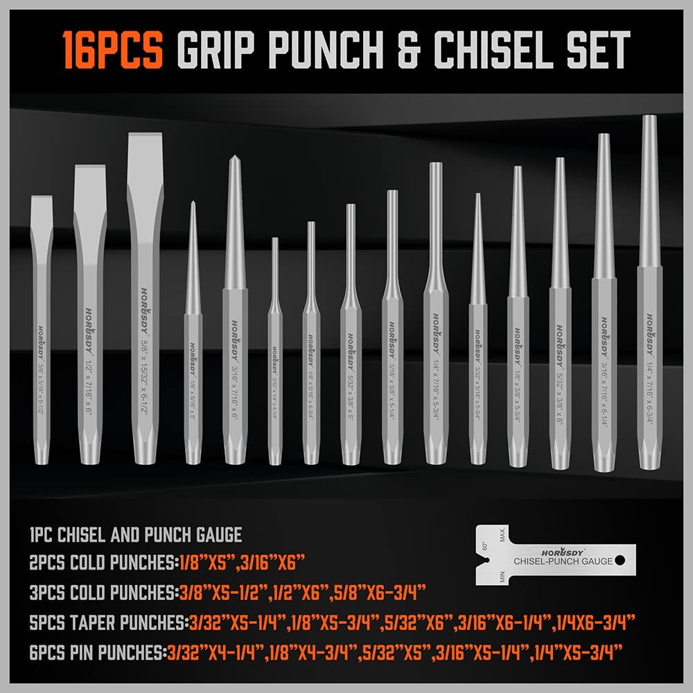 HORUSDY taper punches deliver controlled depth and fit