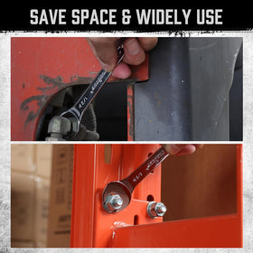 HORUSDY thin double-end wrenches suit bicycles and motorcycles