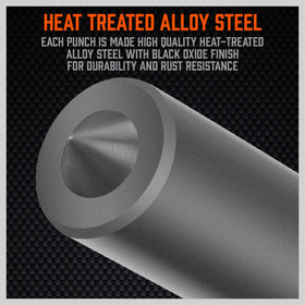 HORUSDY durable-alloy-steel punches resist rust in tough jobs.