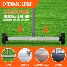 HORUSDY wide-magnet coverage speeds up cleanup across floors and work areas.