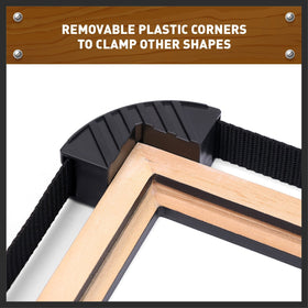 HORUSDY woven canvas strap provides durable tensioning surface