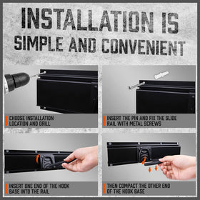 HORUSDY 64inch rail extension for longer bike setups