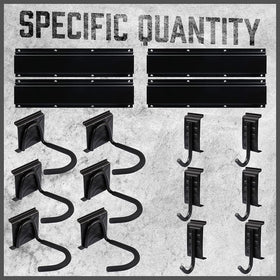 HORUSDY garage storage system keeps bikes and gear neatly arranged