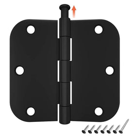 HOSOM door hinge with 5/8-radius for durable 3.5 inch doors.