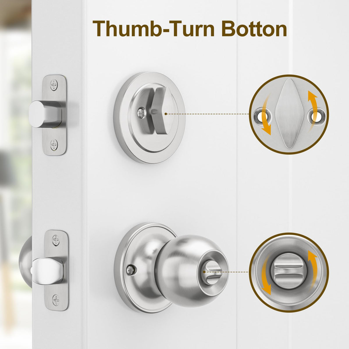 HOSOM door thickness range 1-3/8 to 1-3/4 inches for wider fit.
