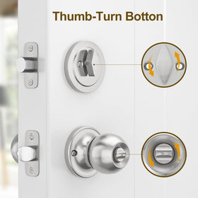 HOSOM door thickness range 1-3/8 to 1-3/4 inches for wider fit.