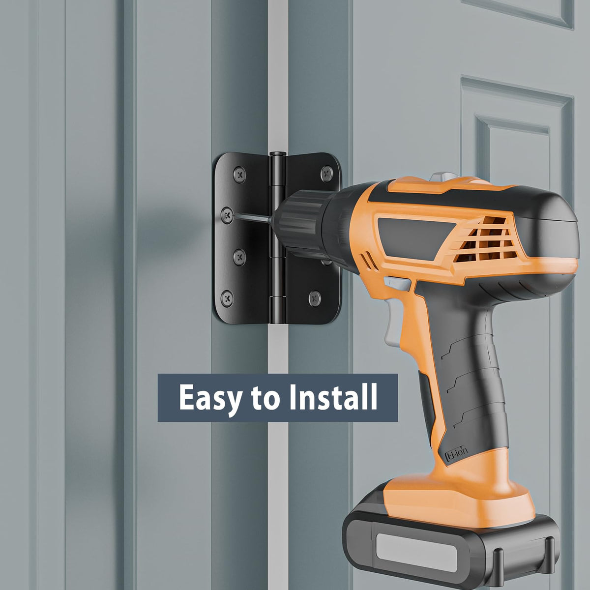 HOSOM hinges suitable for interior and exterior use on front doors, patios, sheds.