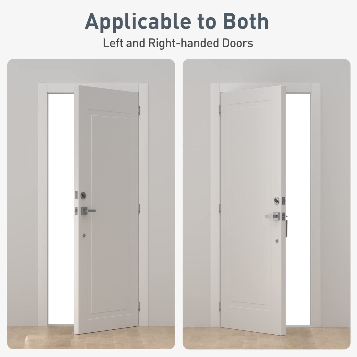 HOSOM radius 5/8-inch hinge, refined finish for smoother action.