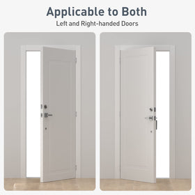 HOSOM radius 5/8-inch hinge, refined finish for smoother action.
