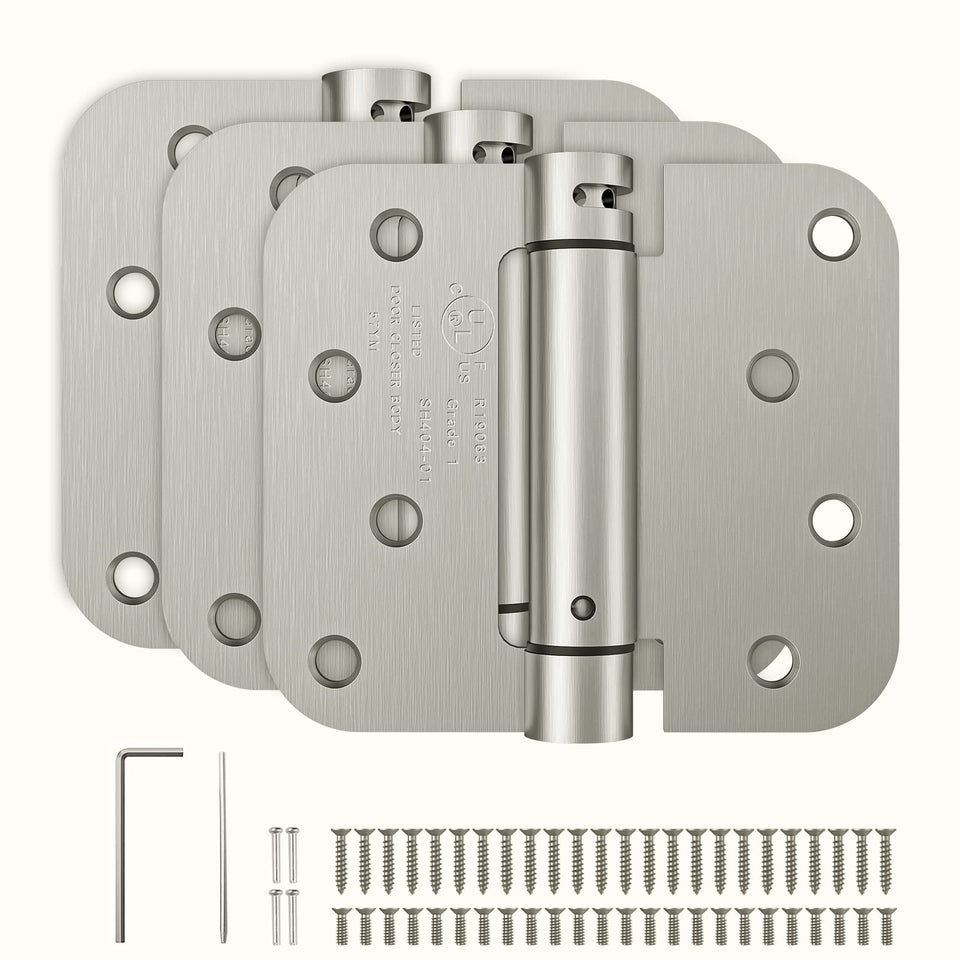 HOSOM self-closing hinge for the front door with reliable closure.