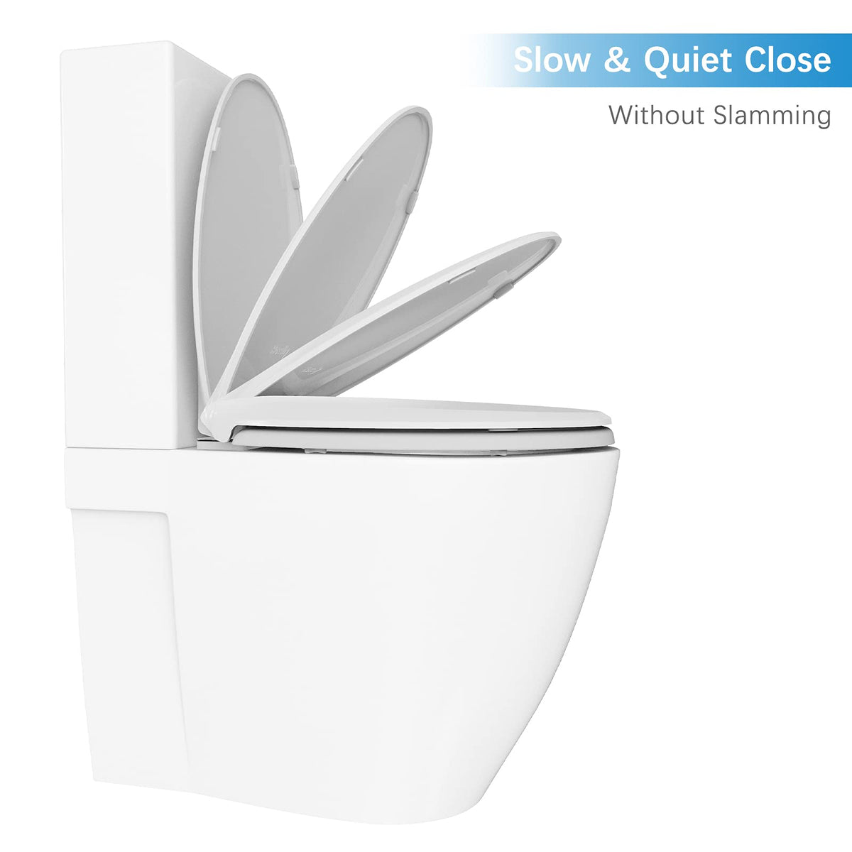 Hosslly durable PP plastic seat resists stains and scratches.