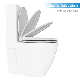 Hosslly durable PP plastic seat resists stains and scratches.