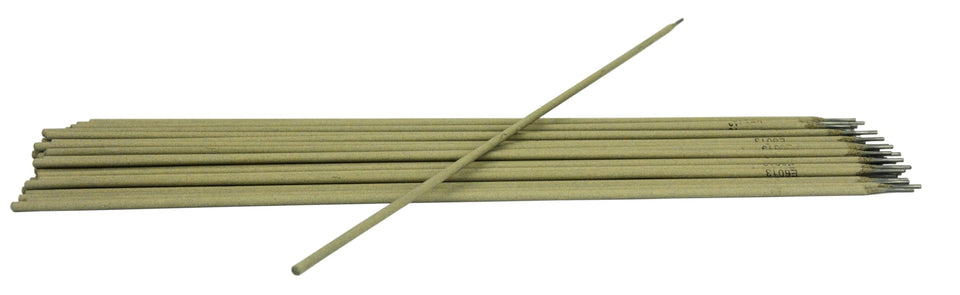 Hot Max Torches 22075 E6013 electrodes front view for clean, reliable welds on mild steel.