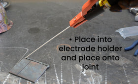 Hot Max Torches arc-welding rod packaging aids quick setup and consistent amperage for beginners.