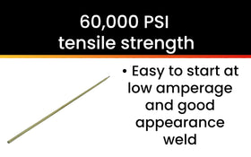 Hot Max Torches 22075 E6013 electrodes pack ready for versatile all-position welding.