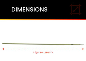 Hot Max Torches E6013 welding rods label highlights 60,000 PSI potential and simple polarity.