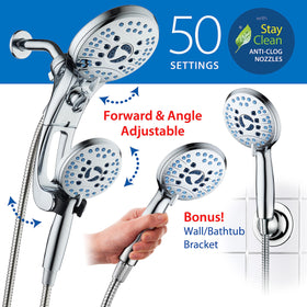 Hotel Spa AquaCare 6 ft hose adds mobility for hard-to-reach areas