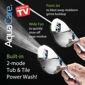 Hotel Spa AquaCare anti-clog nozzles maintain consistent spray quality