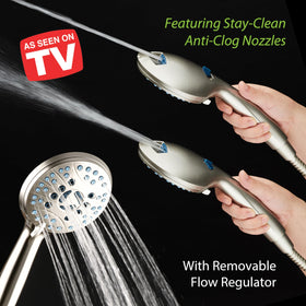 Hotel Spa AquaCare anti-clog nozzles maintain consistent spray over time