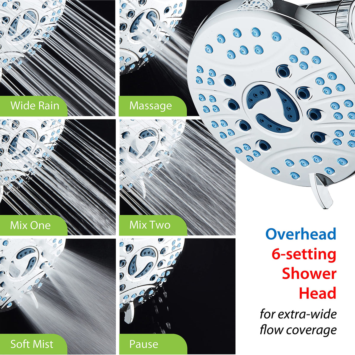 Hotel Spa AquaCare chrome finish adds a sleek bathroom upgrade