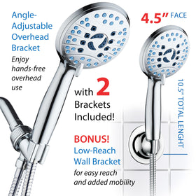 Dual-width pet shower mode enables fast, thorough pet cleaning