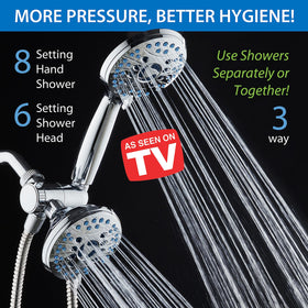 Hotel Spa AquaCare handheld shower head offering versatile routine cleansing