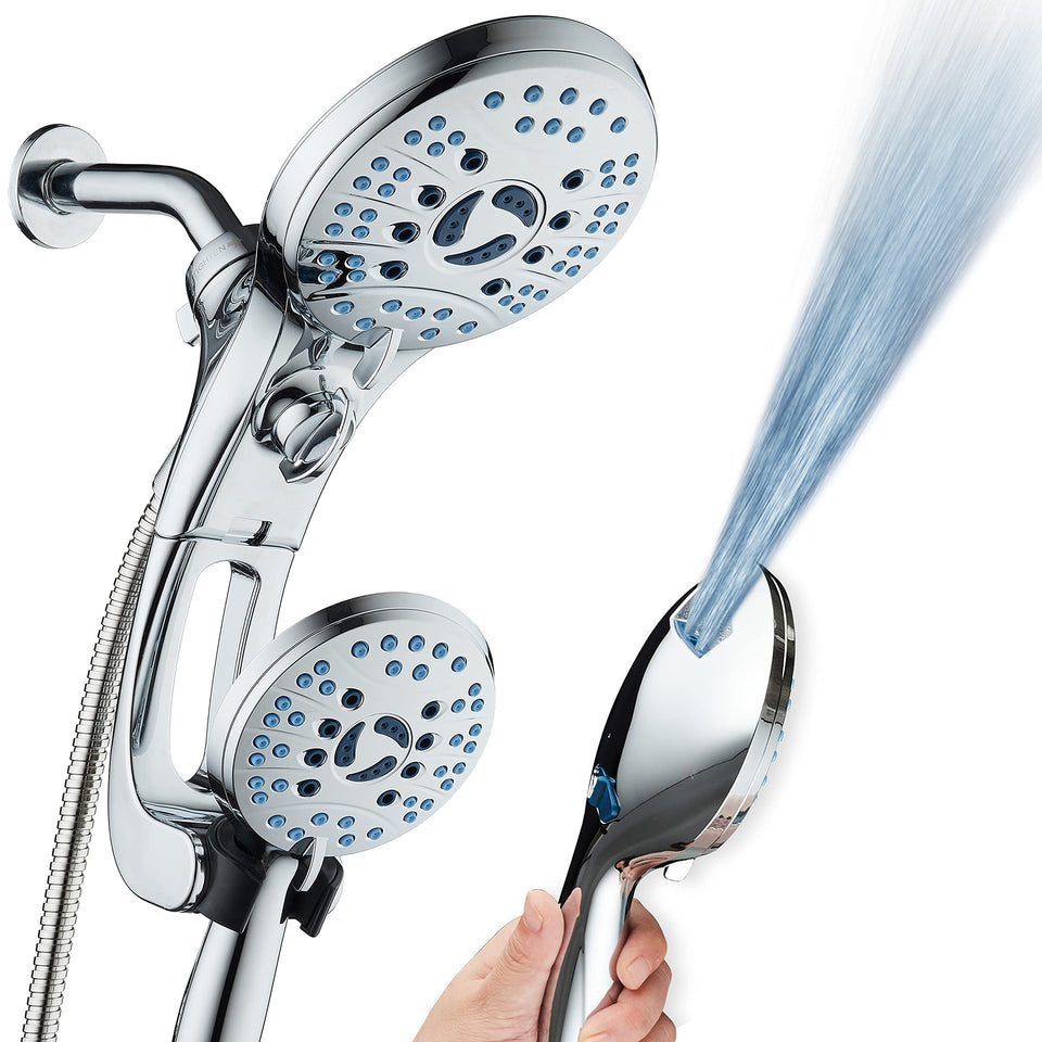 Hotel Spa AquaCare handheld shower delivers strong pressure for a thorough rinse