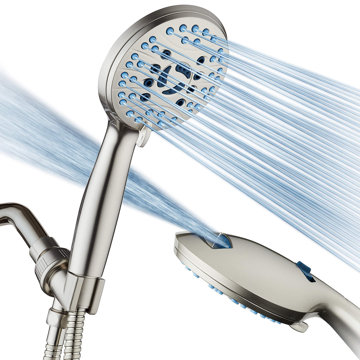 Hotel Spa AquaCare high-pressure handle showcases versatile 8-mode spray