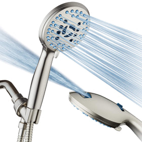 Hotel Spa AquaCare high-pressure handle showcases versatile 8-mode spray