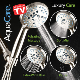 Hotel Spa AquaCare overhead bracket for easy mounting and use.