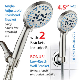 Hotel Spa AquaCare wall bracket keeps configuration secure and accessible