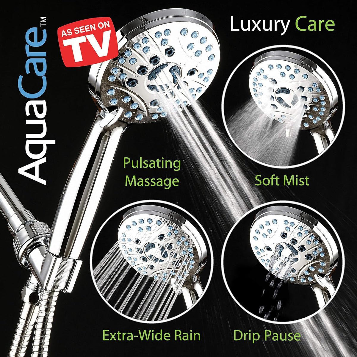 Wall and overhead brackets for versatile AquaCare mounting