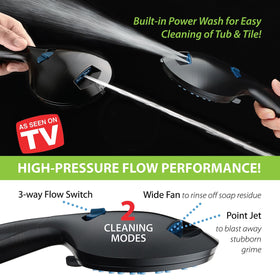 Hotel Spa AquaCare 72-inch stainless hose reaches hard-to-reach areas