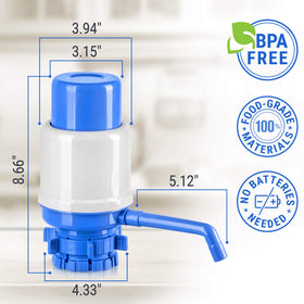 HotFrost 3 adjustable tubes for flexible bottle height compatibility.