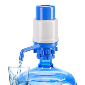 HotFrost manual water pump with spout for easy pouring from a 5-gallon jug.