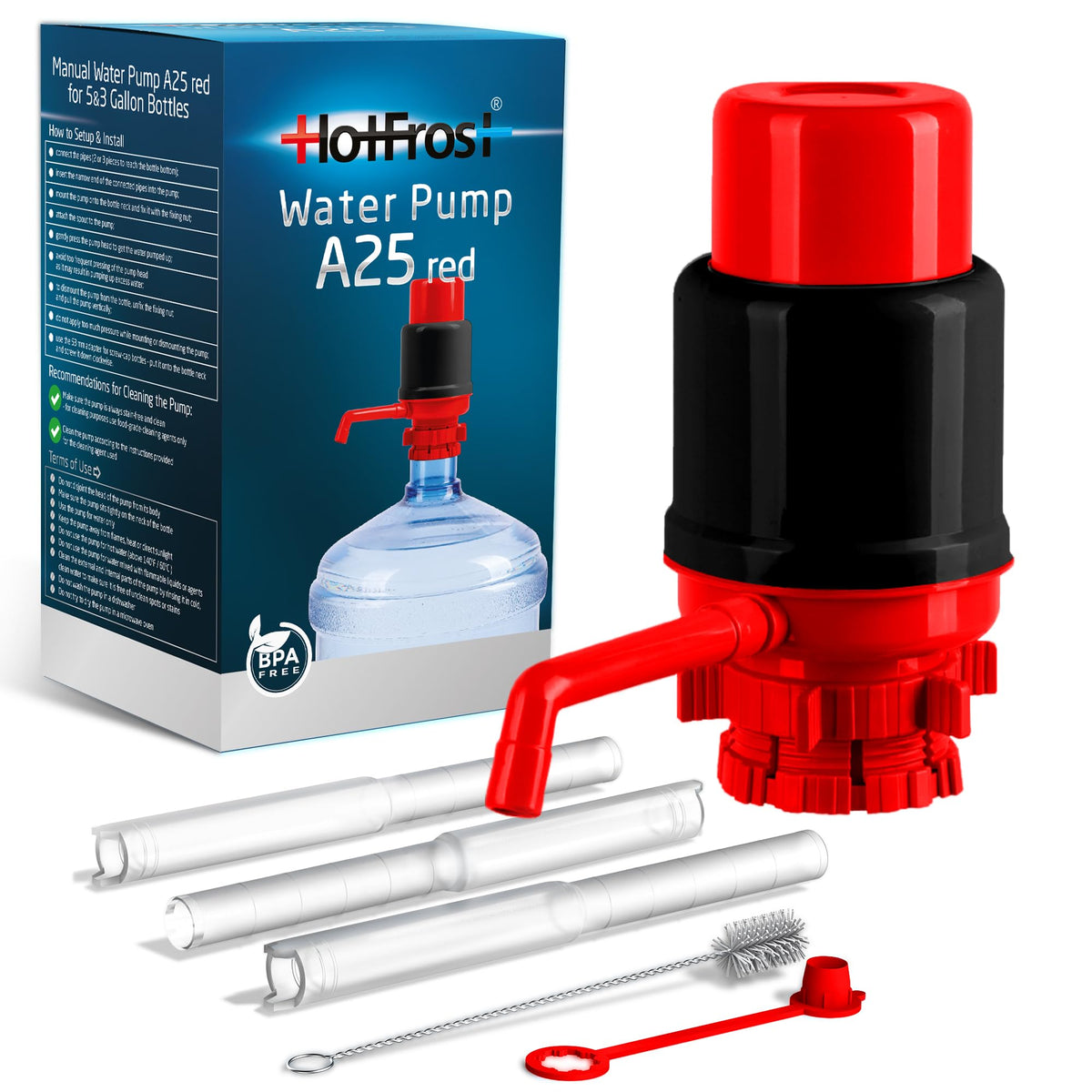 HotFrost spout cap protecting the nozzle and keeping it clean